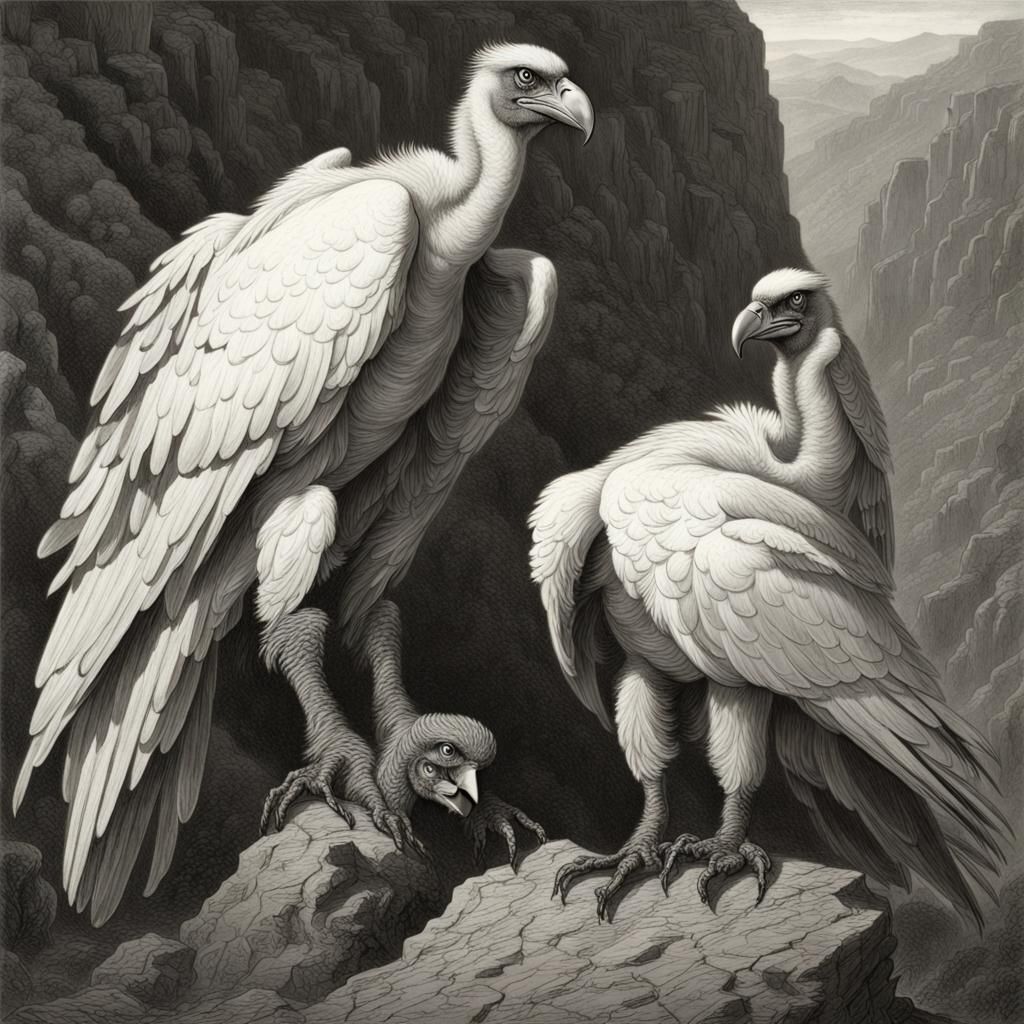 White Vultures guard the Mountains