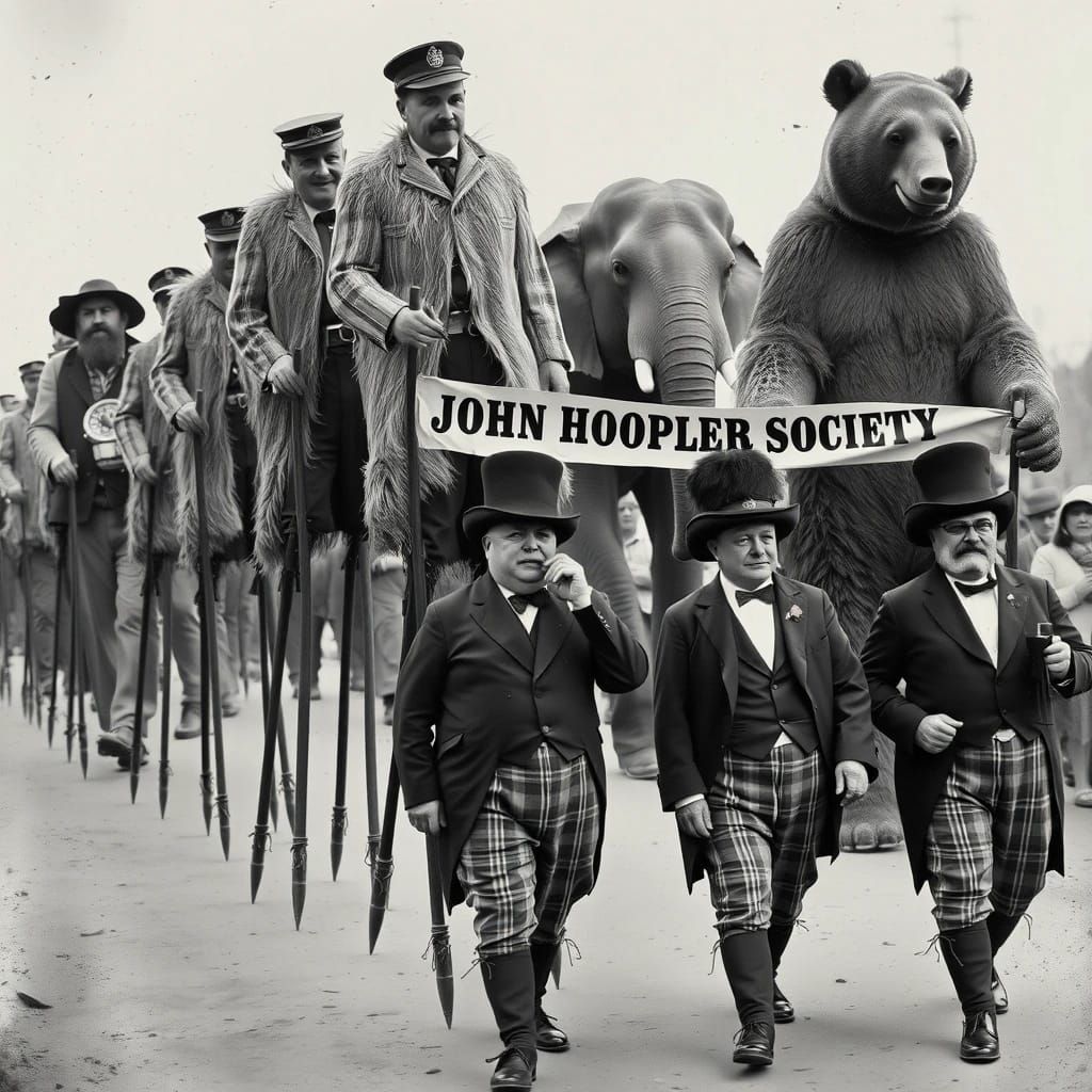 The John Hoopler Society was a phenomenon that thoroughly captivated British and American culture in the 1870s.