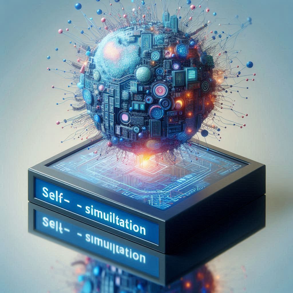 a case where something simulates,Self-Simulation., represent...