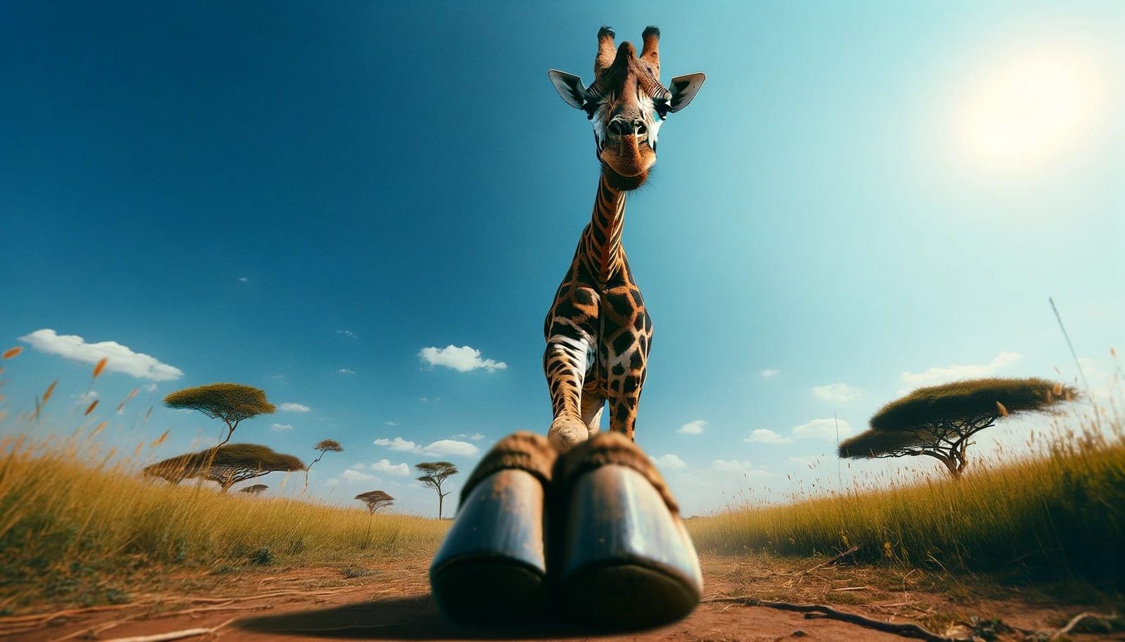 One small step for Giraffe, one giant leap for Mankind