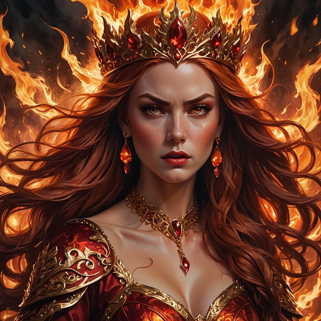 The Fire Queen (angry)