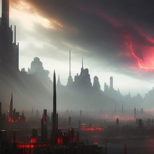 Just another city in the Empire - AI Generated Artwork - NightCafe Creator