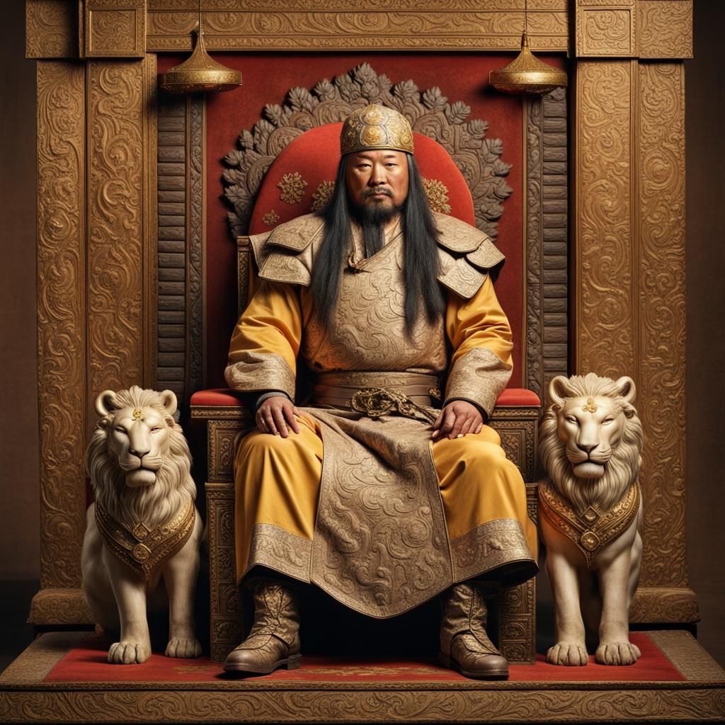 "Genghis Khan II" (2024) AI Generated Artwork NightCafe Creator