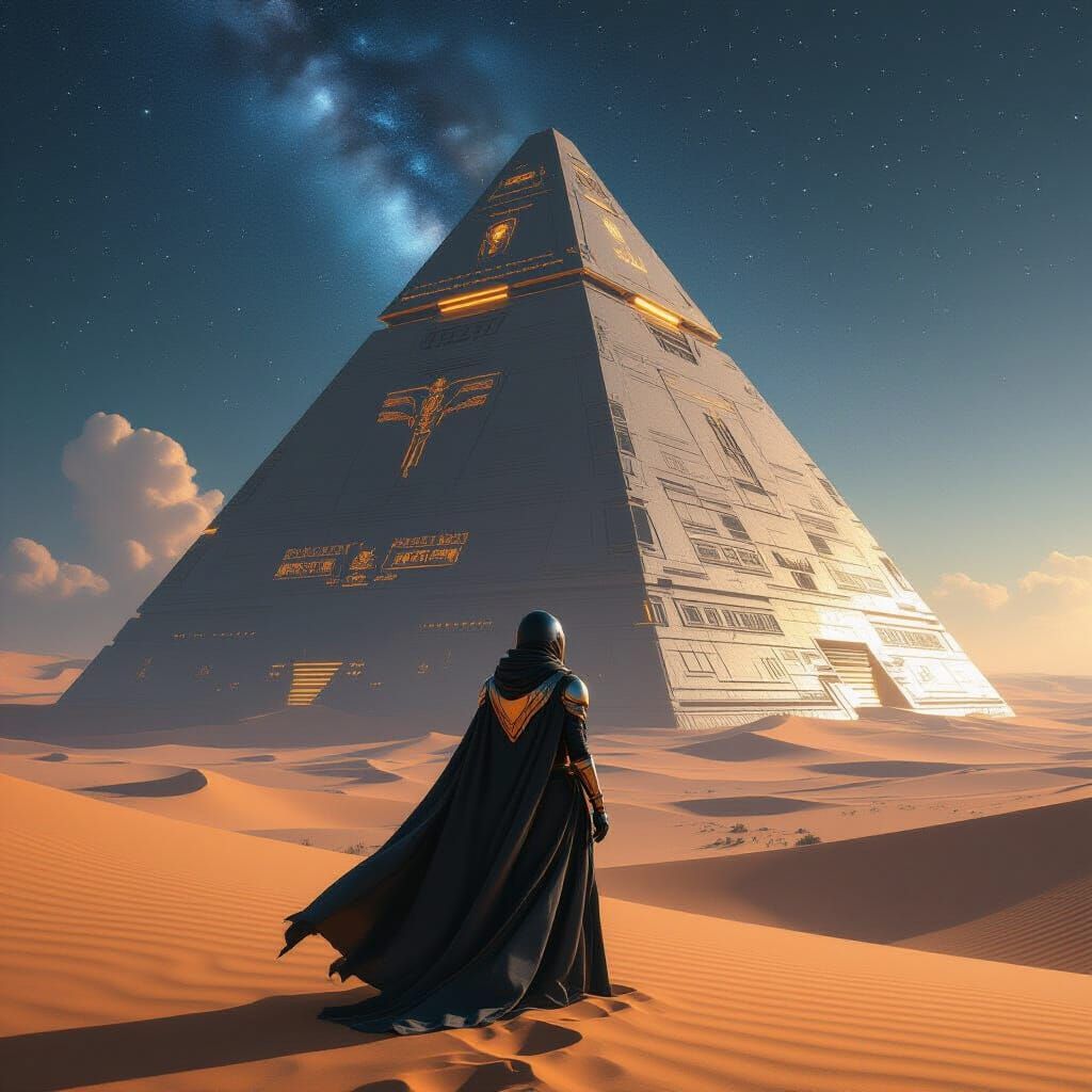 Pyramid Starships of Giza 🚀🌌  by @Radiance of Divine Light
