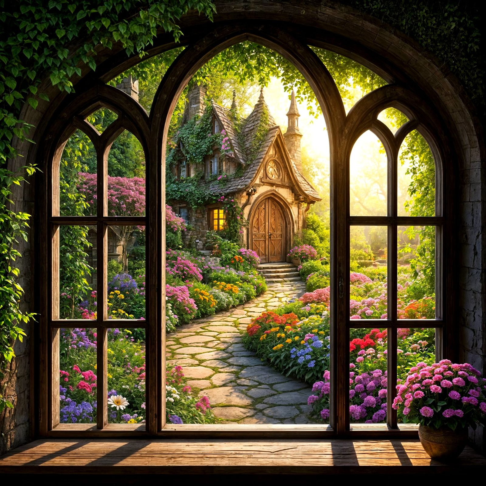 A view of the magical through my room window  by @Francis H