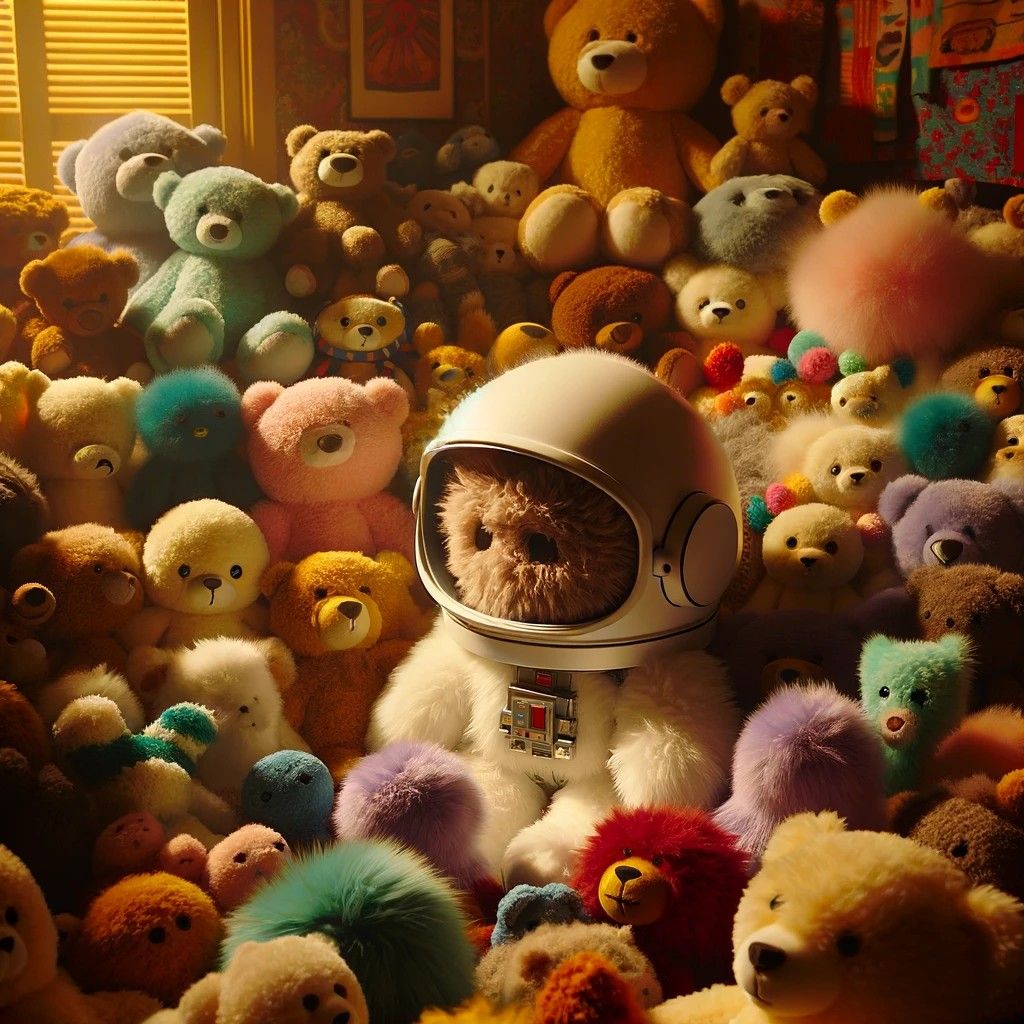 It's still lonely out in plushy space