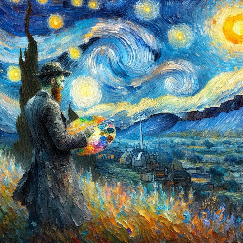 Van Gogh's canvas was the World
