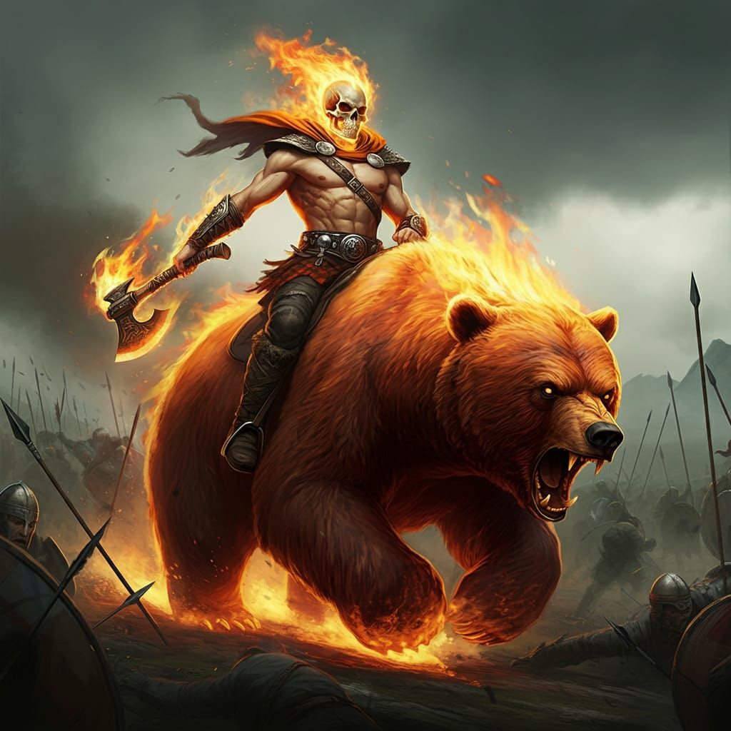 Marvel Ghost Rider viking