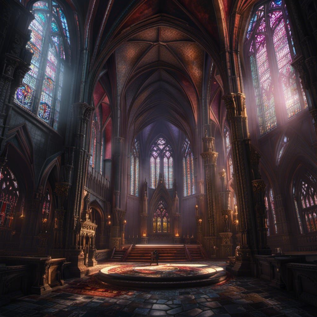 Gothic Church - AI Generated Artwork - NightCafe Creator