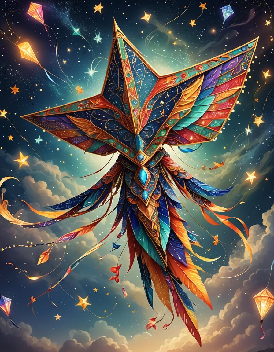 My Lucky Kite  by @somniamea