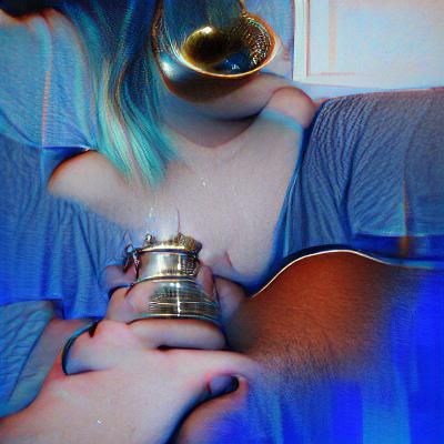 You held me up to the sealight
and slung me into a brass cup of blues H.R. Giger holographic iridescent charcoal drawing