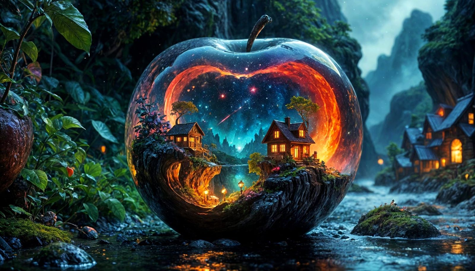 Apple Mini Village  by @The Leycer