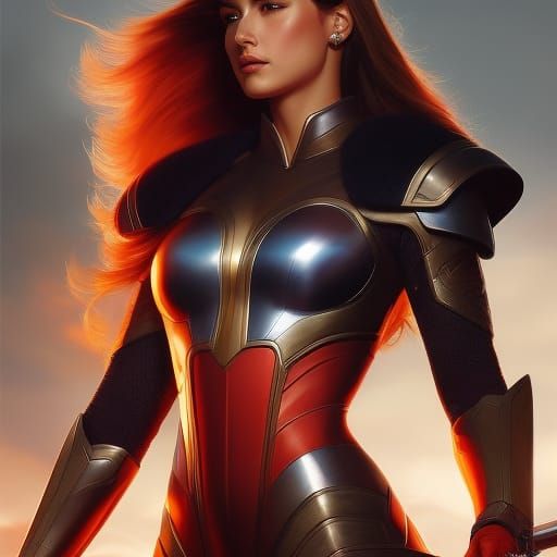 Woman warrior by Gabriel Picart