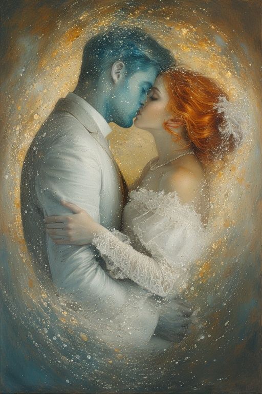 Underwater wedding portraits