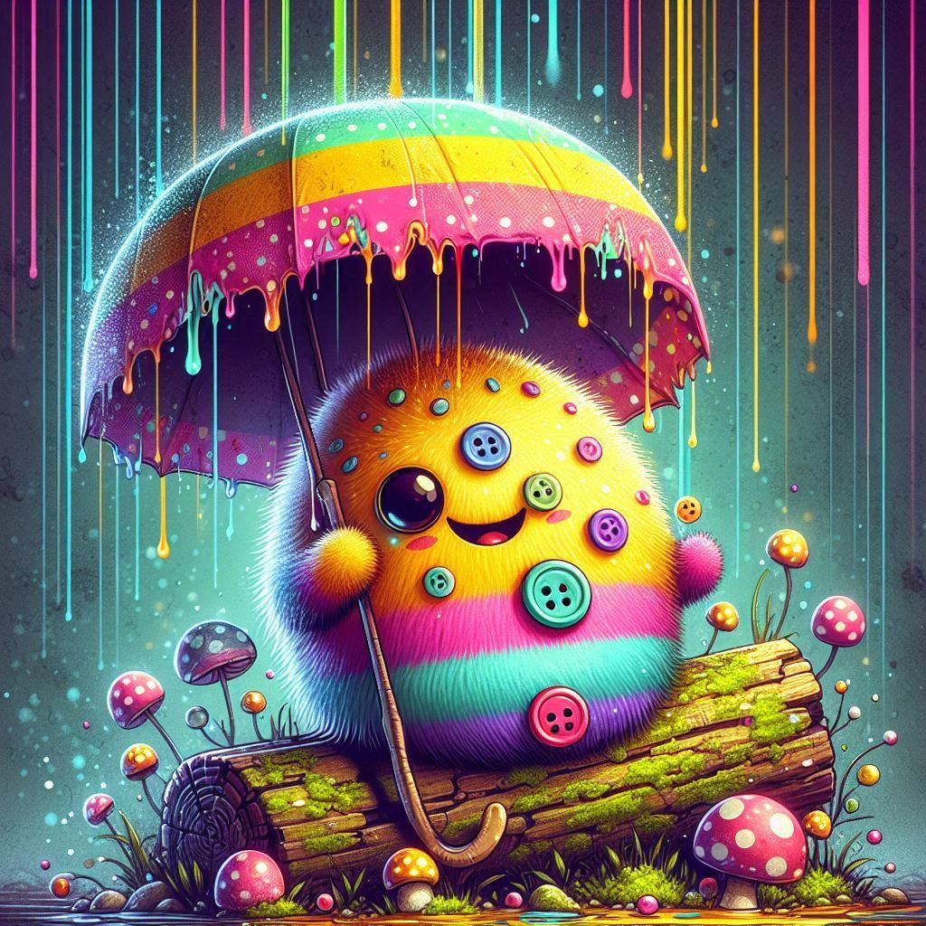 Fluffy mushroom spirit