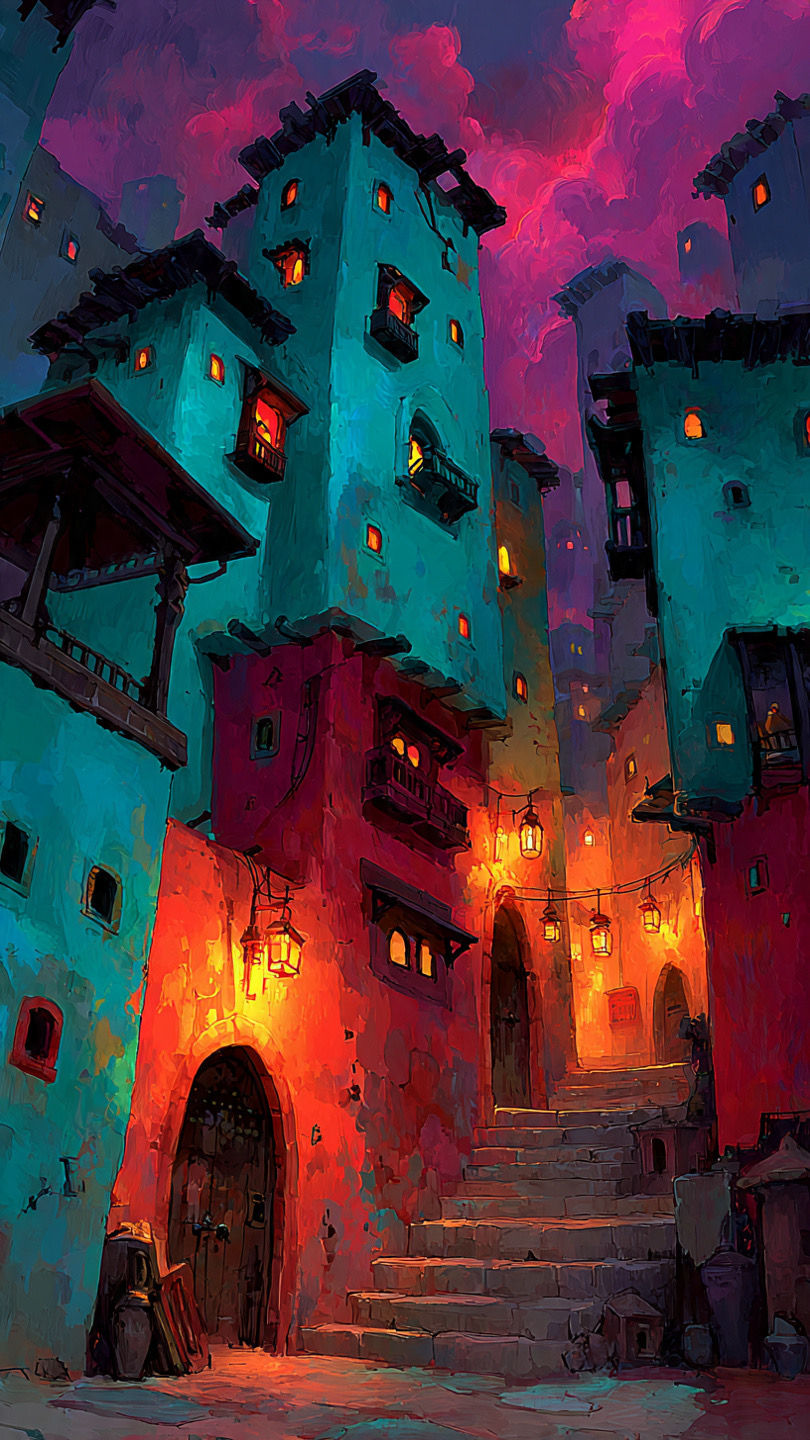 AI’s Fantasy World, prompt from @Grizzly