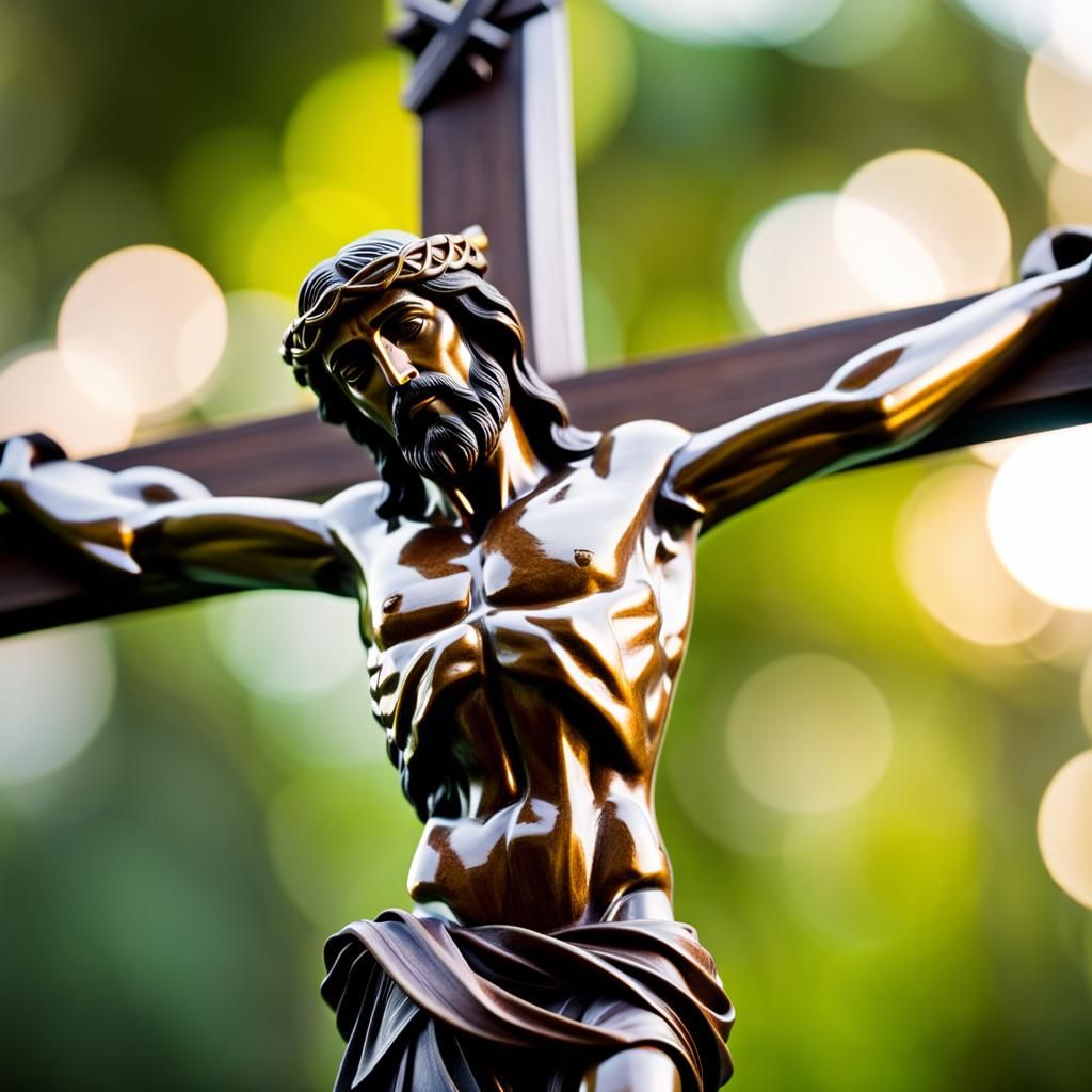jesus crucified on the cross of calvary