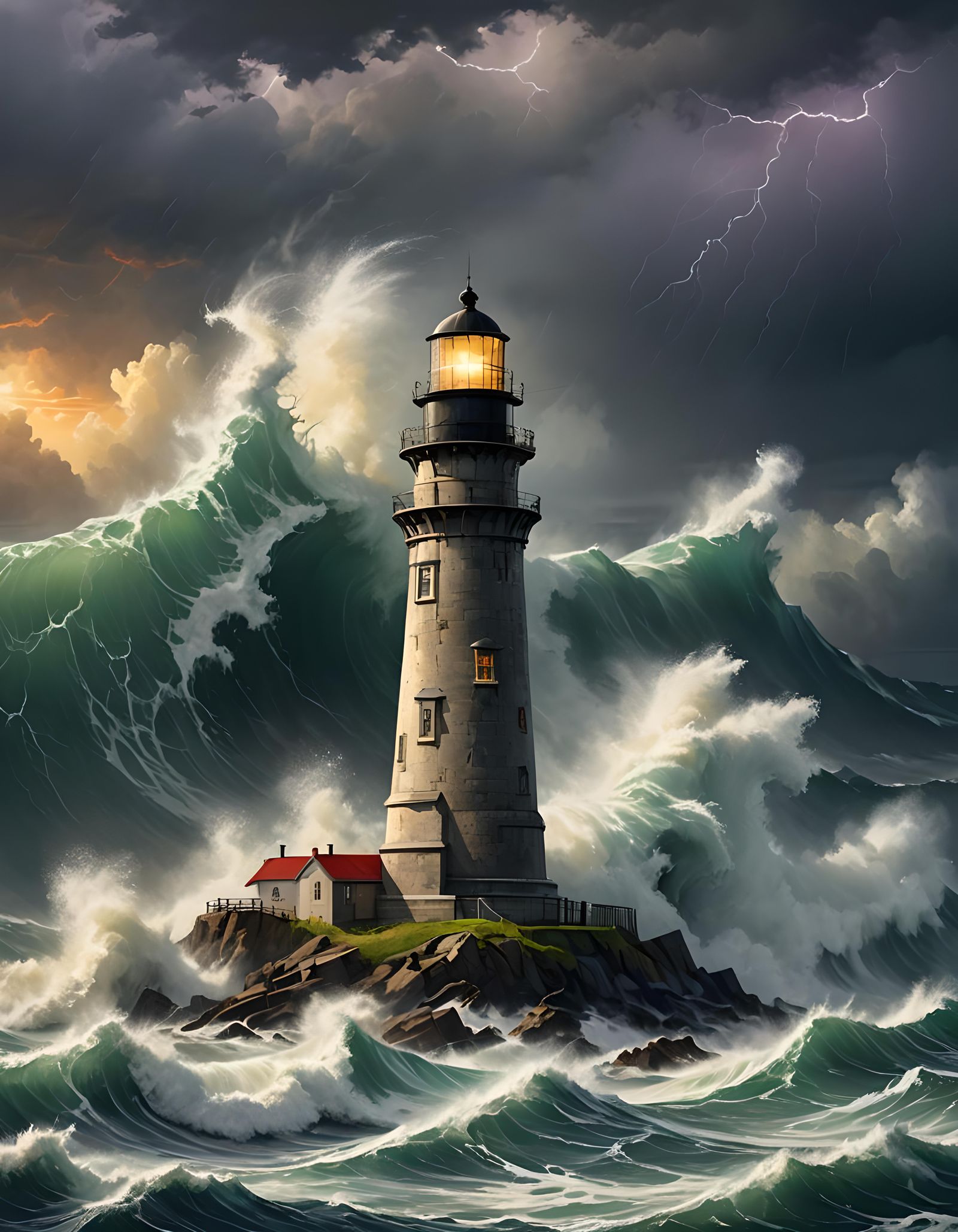 steadfast in the storm  by @bronfoth