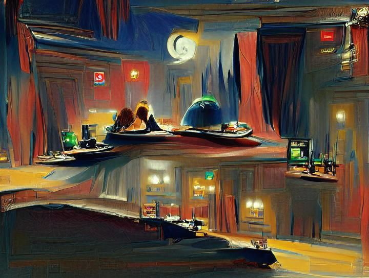 Edward Hopper Night Cafe