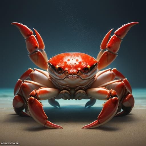 cute crab - AI Generated Artwork - NightCafe Creator