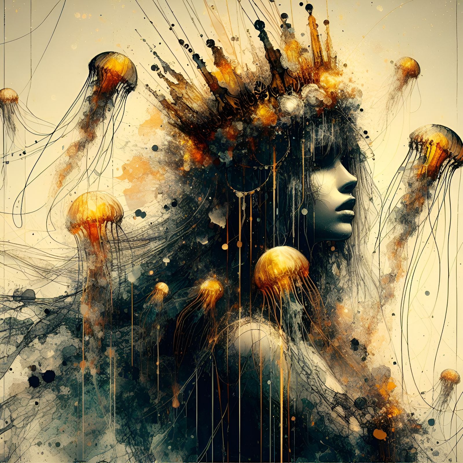 Just A Jellyfish That Wanders Deep Into The Void