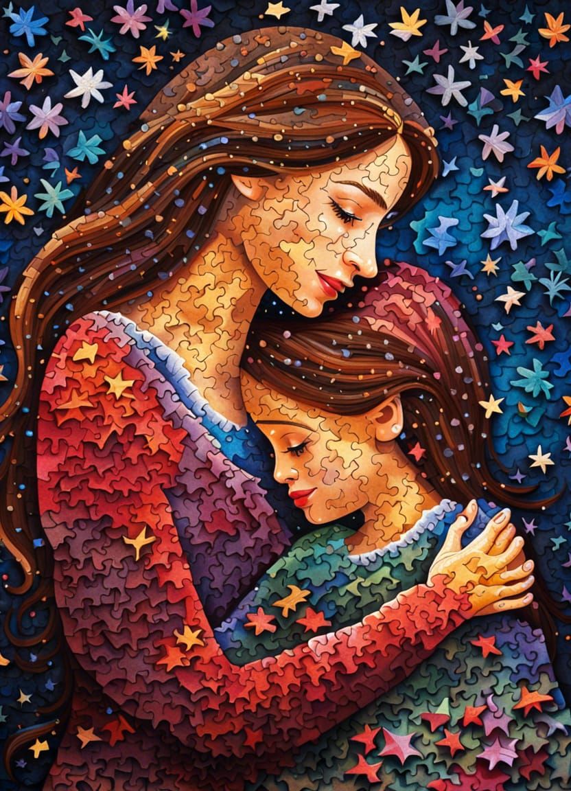 Puzzle of Every Mother Loves Heart  by @Heralyn