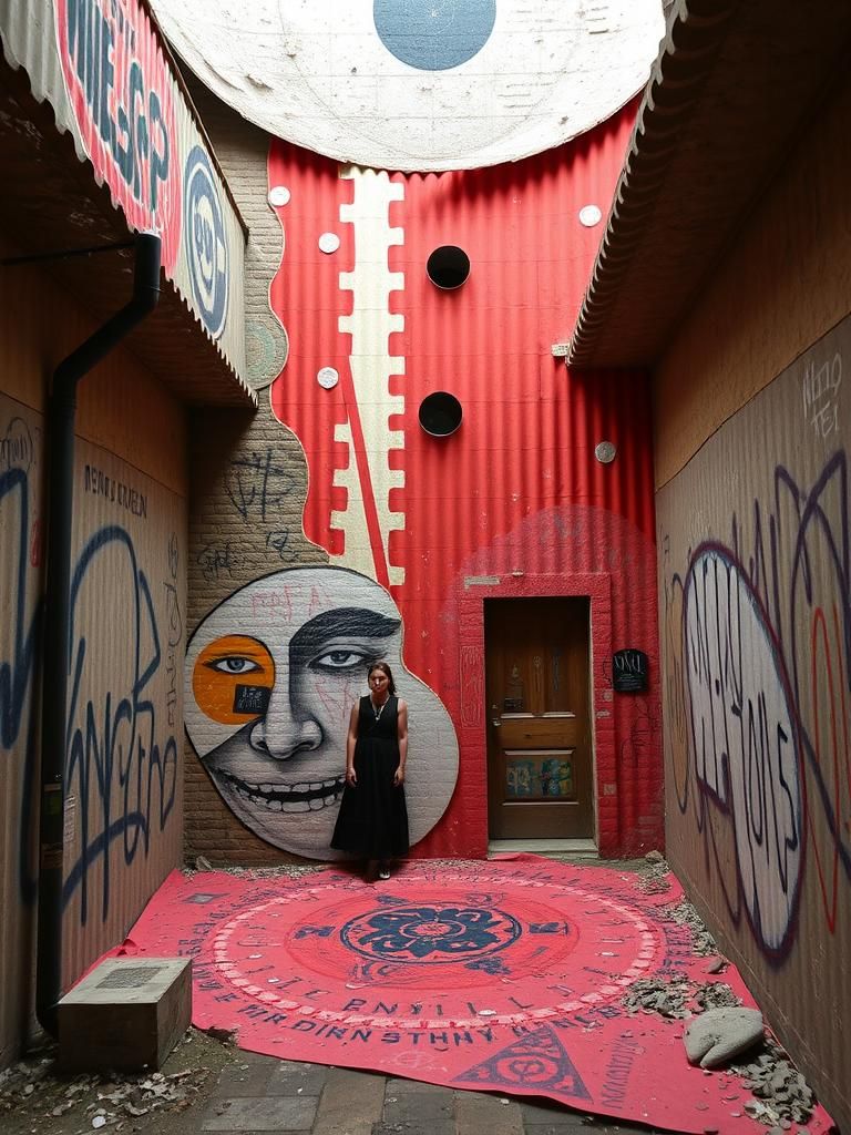 Pataphysical Graffiti Art Inspired by Duchamp