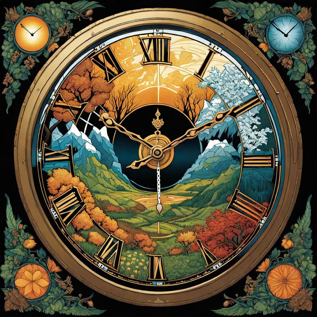 Seasons Clock  by @Sundollop