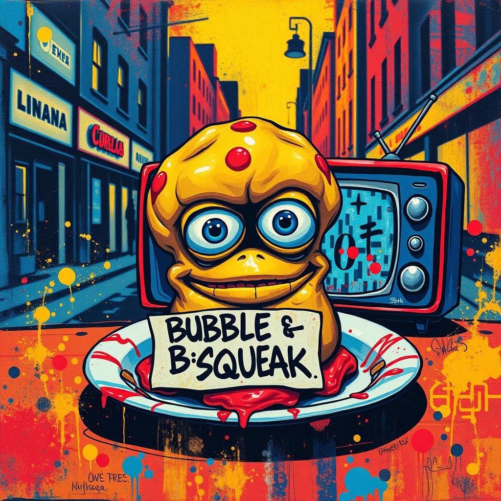 Funny Food Series Series - Bubble B Squeak