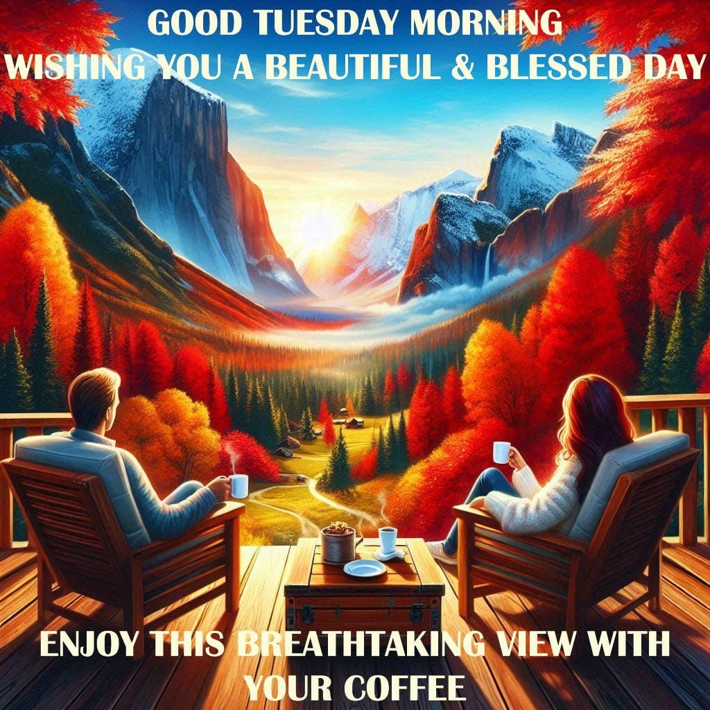 A breathtaking autumn view