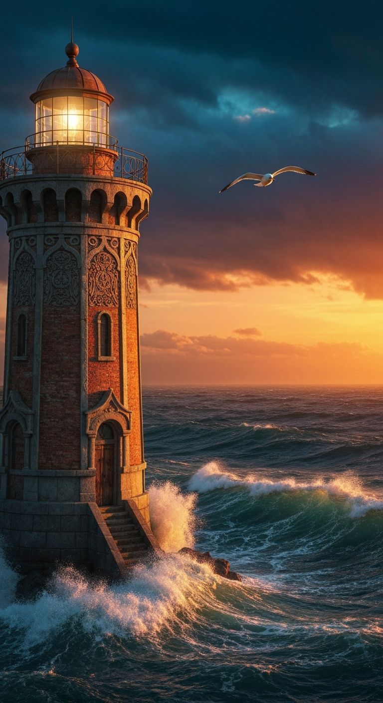 Old lighthouse  by @Skarlet