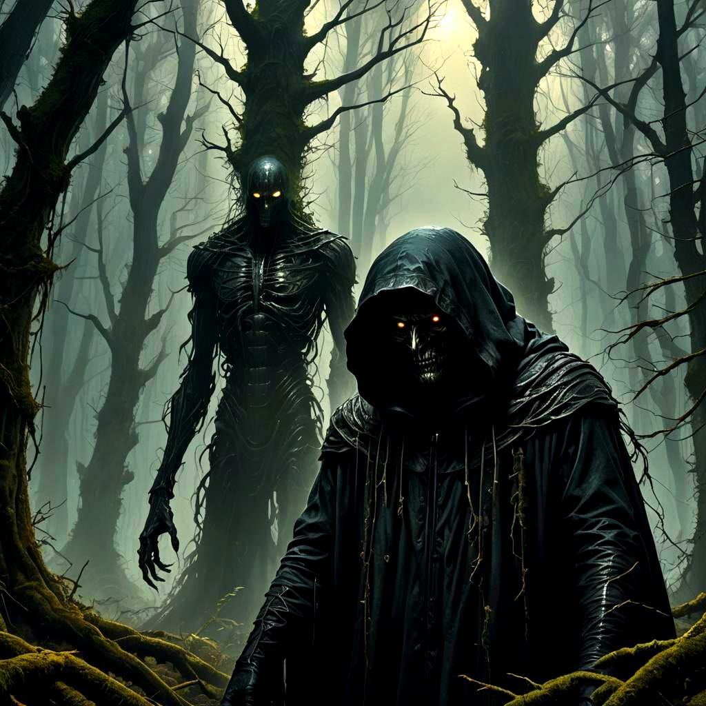 Fantastical Murder Scene in Detailed Matte Painting