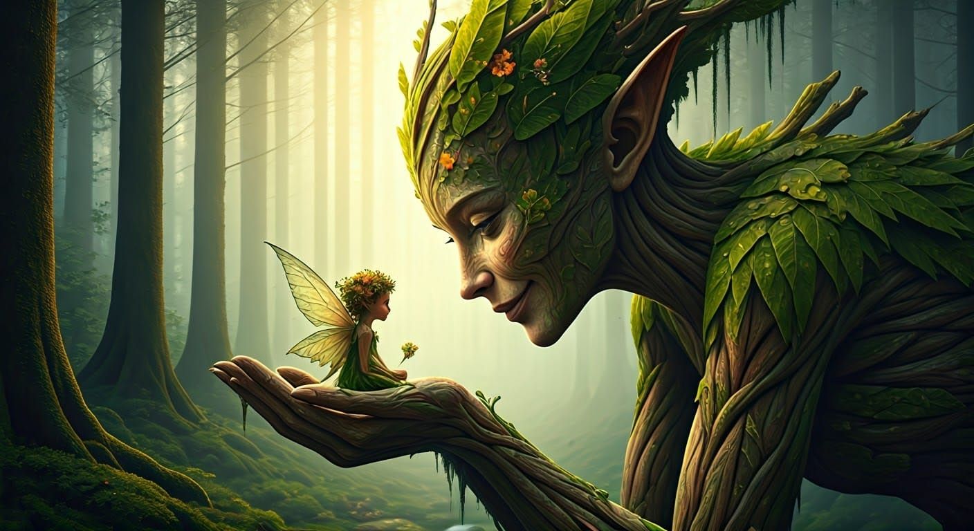 🌿 Ancient Wisdom, Timeless Friendship 🧚‍♂️  by @Chelle