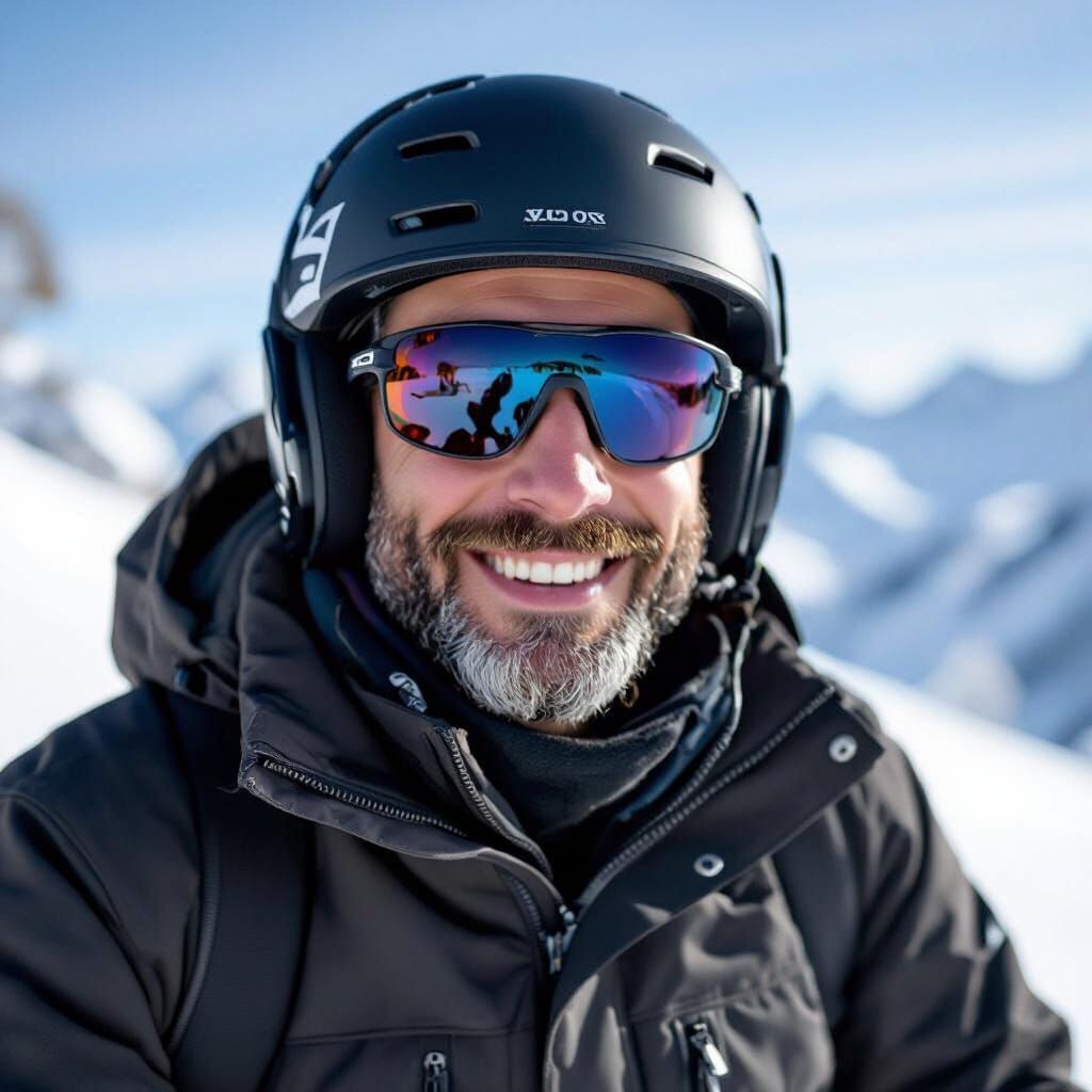 Yair Elitzur Rides a Skateboard with Headphones