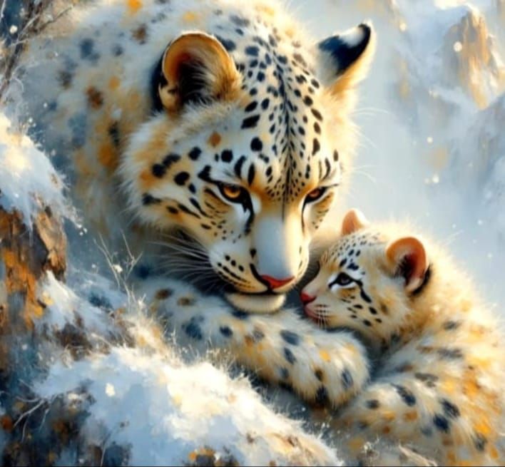 Sunlit Snow Dreams  by @Joanna7