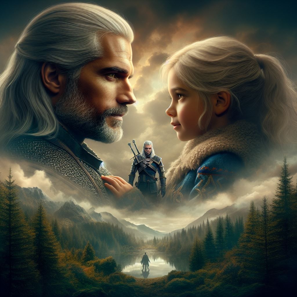 Familial Bonds: Geralt and Ciri's Serene Encounter - The Wit...