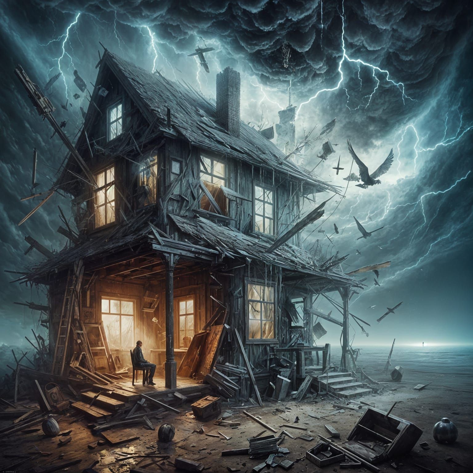 remain calm in the storm