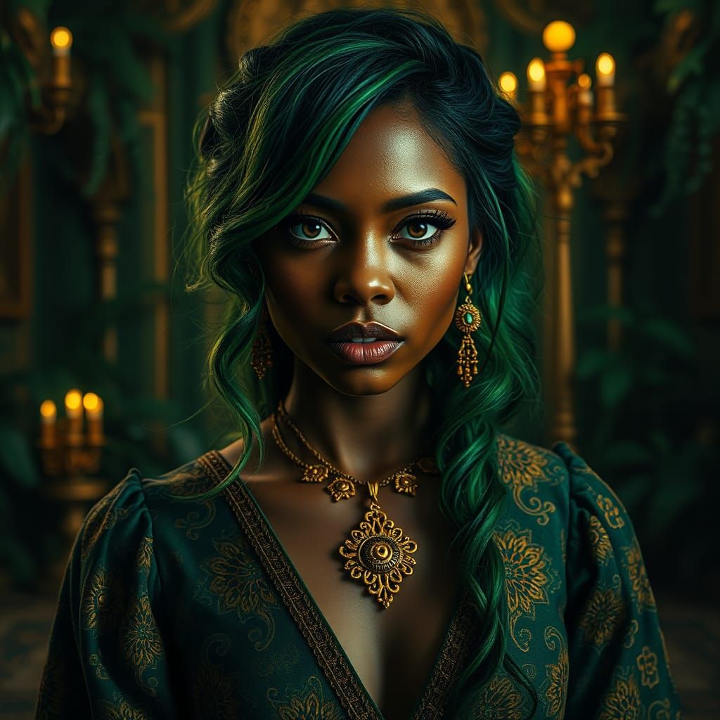 Green and Bronze