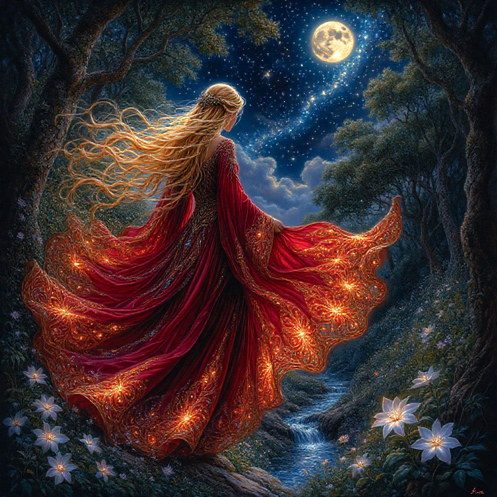 The Wanderer in the night