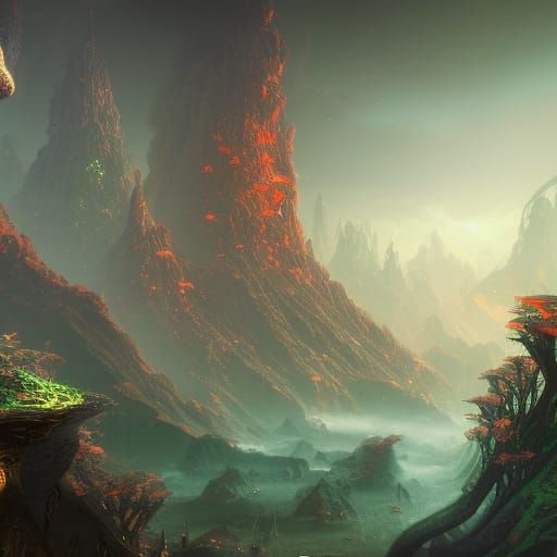alien mountains