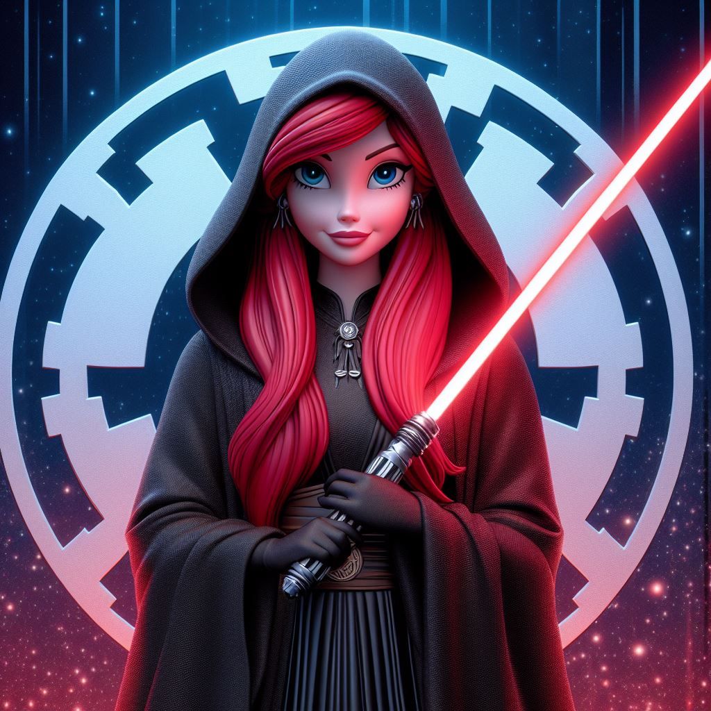 Ariel as a Dark lord of the Sith