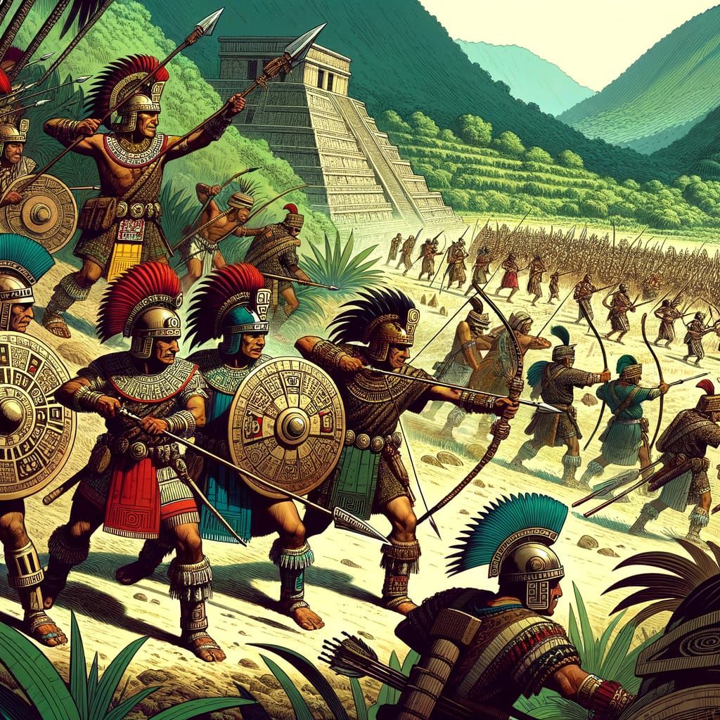 Aztec Tactics - AI Generated Artwork - NightCafe Creator