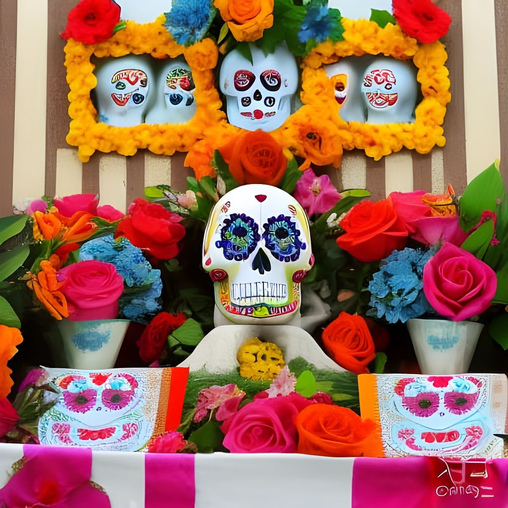 Día de Los Muertos - AI Generated Artwork - NightCafe Creator