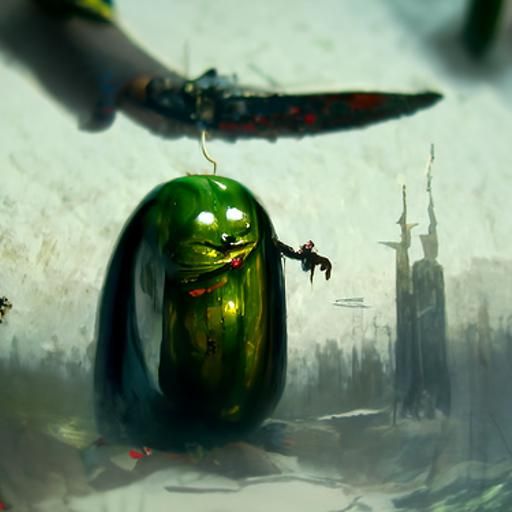 Crazy Gay taking over the world with a pickle