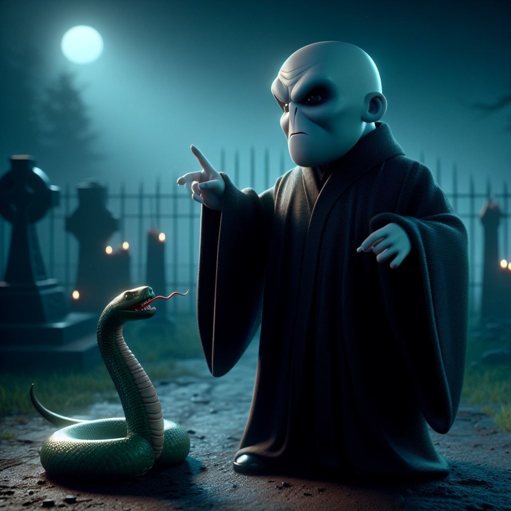 Voldemort & Nagini - Pixar Series