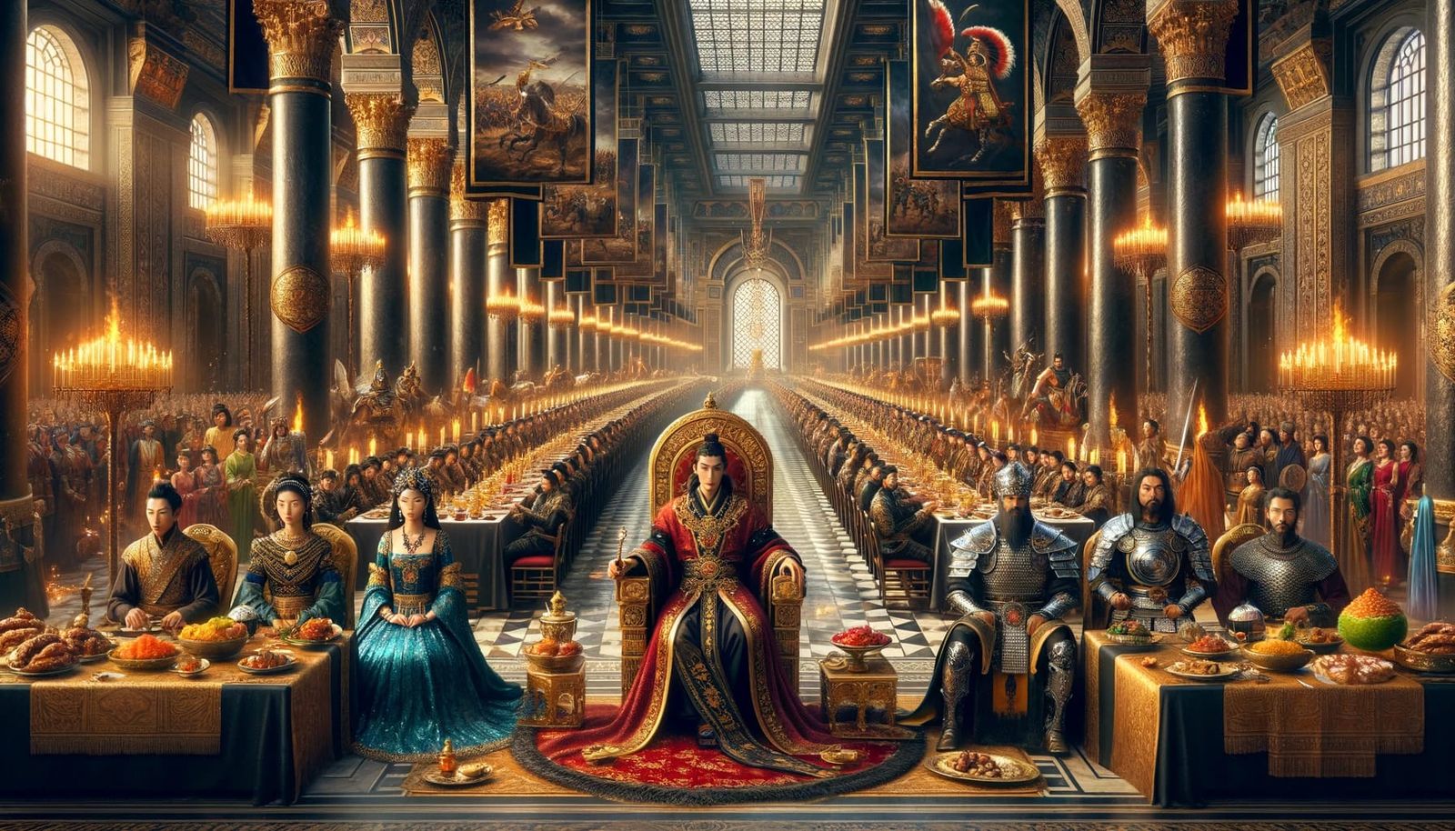 Royal Celebration in the Hall of Legends