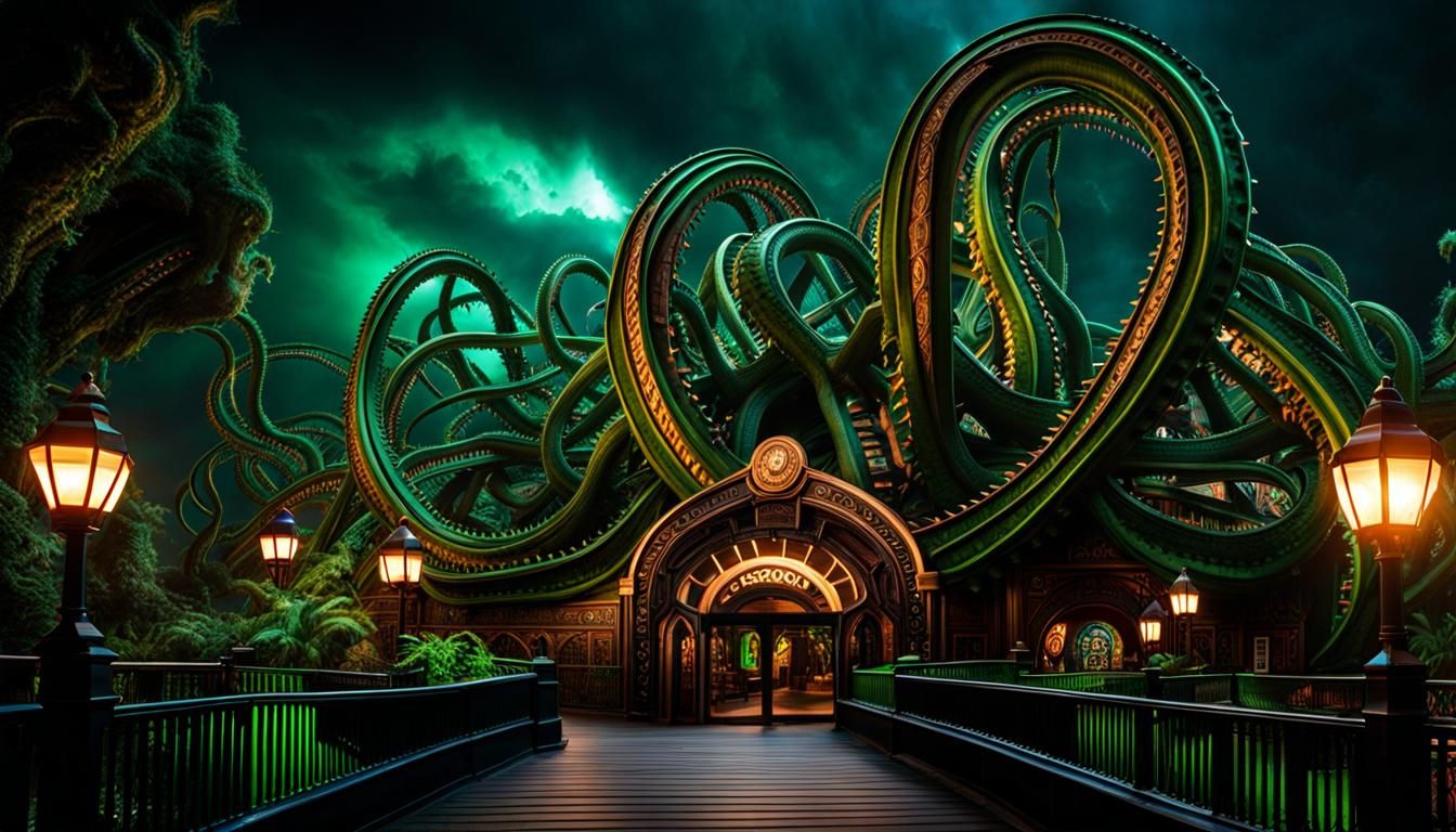 Lovecraft Theme Park  by @Zepp