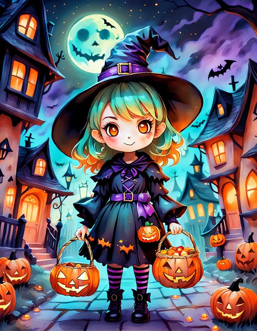 Halloween Chibis
