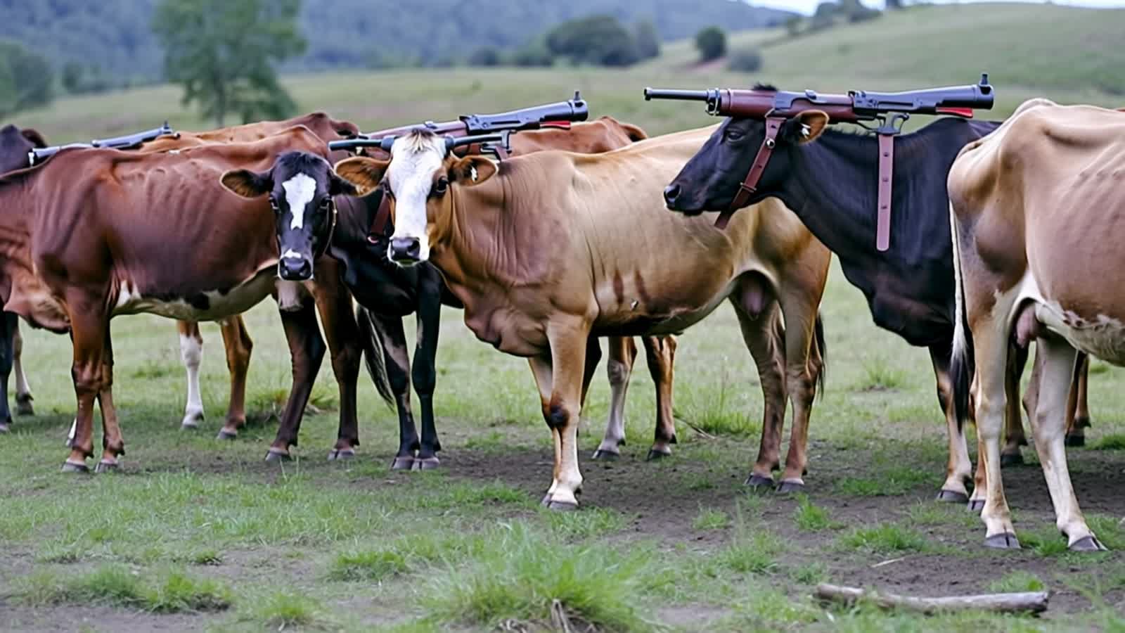 cows with guns