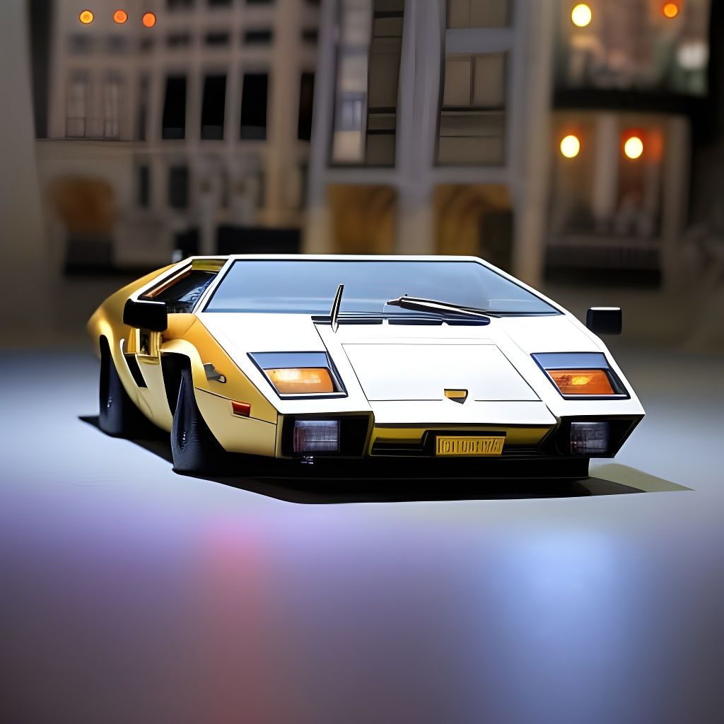 The Original Lamborghini Countach Debut Captivates the Entire Auto Industry  in 1974!!! ?? - AI Generated Artwork - NightCafe Creator